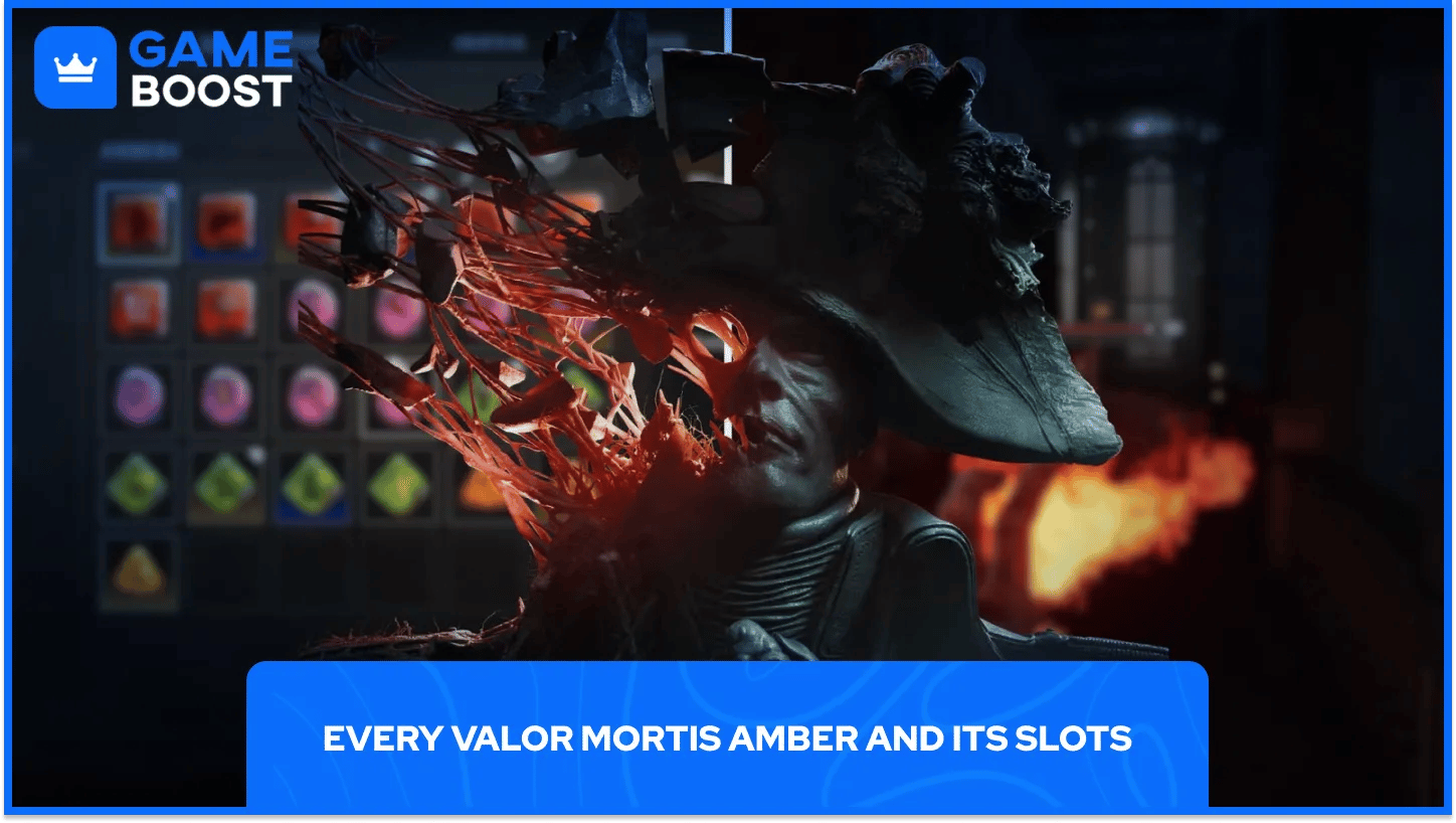Every Valor Mortis Amber and Its Slots