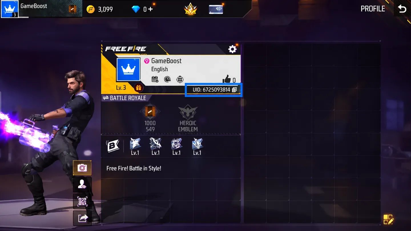 UID do Free Fire 