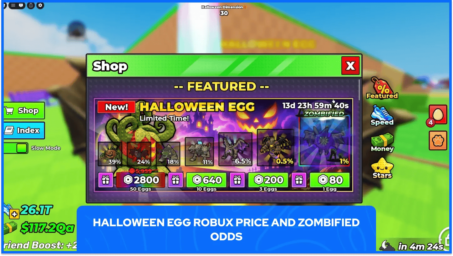 Halloween Egg Robux Shop
