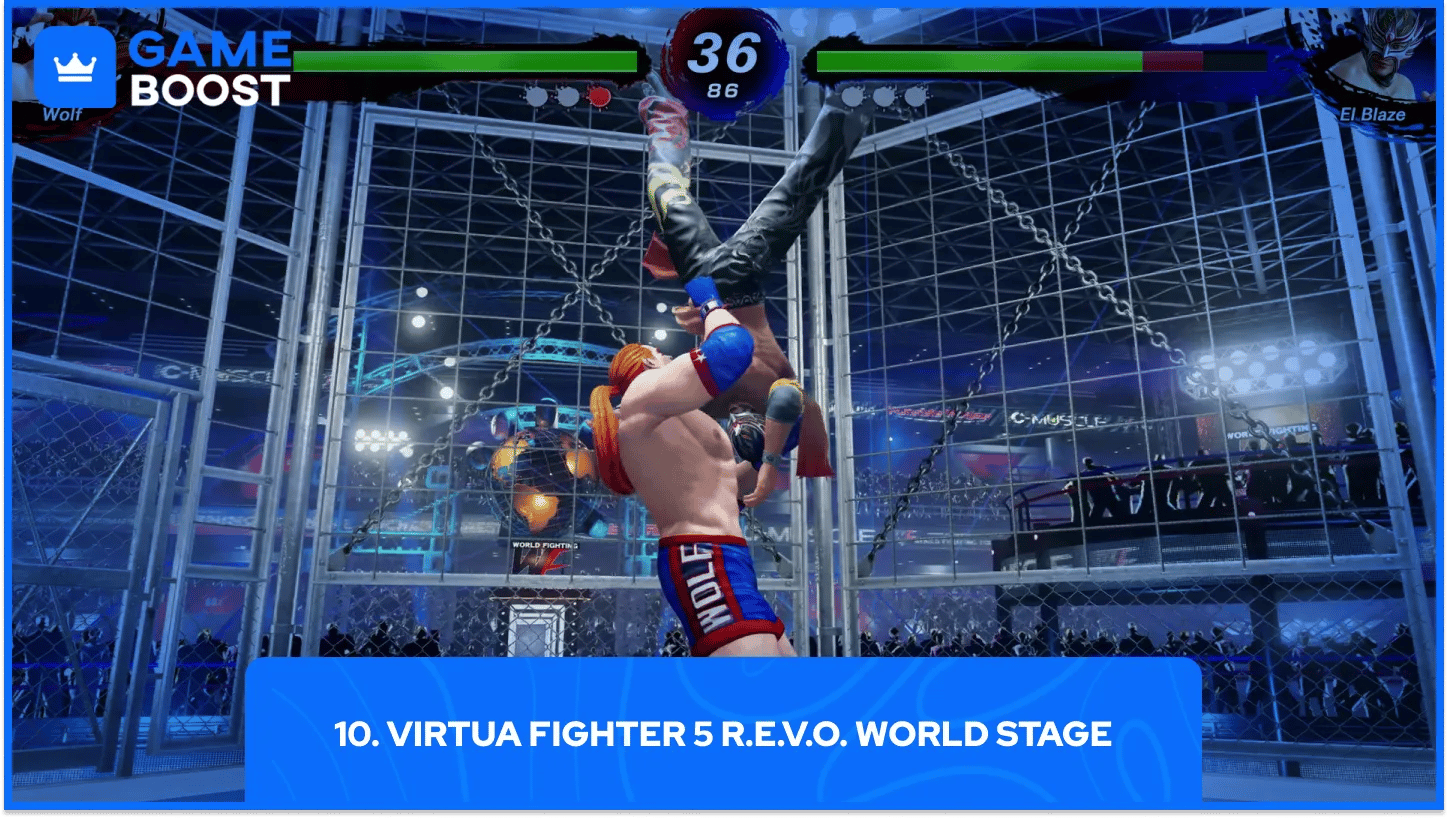 virtua fighter 5 revo world stage gameplay