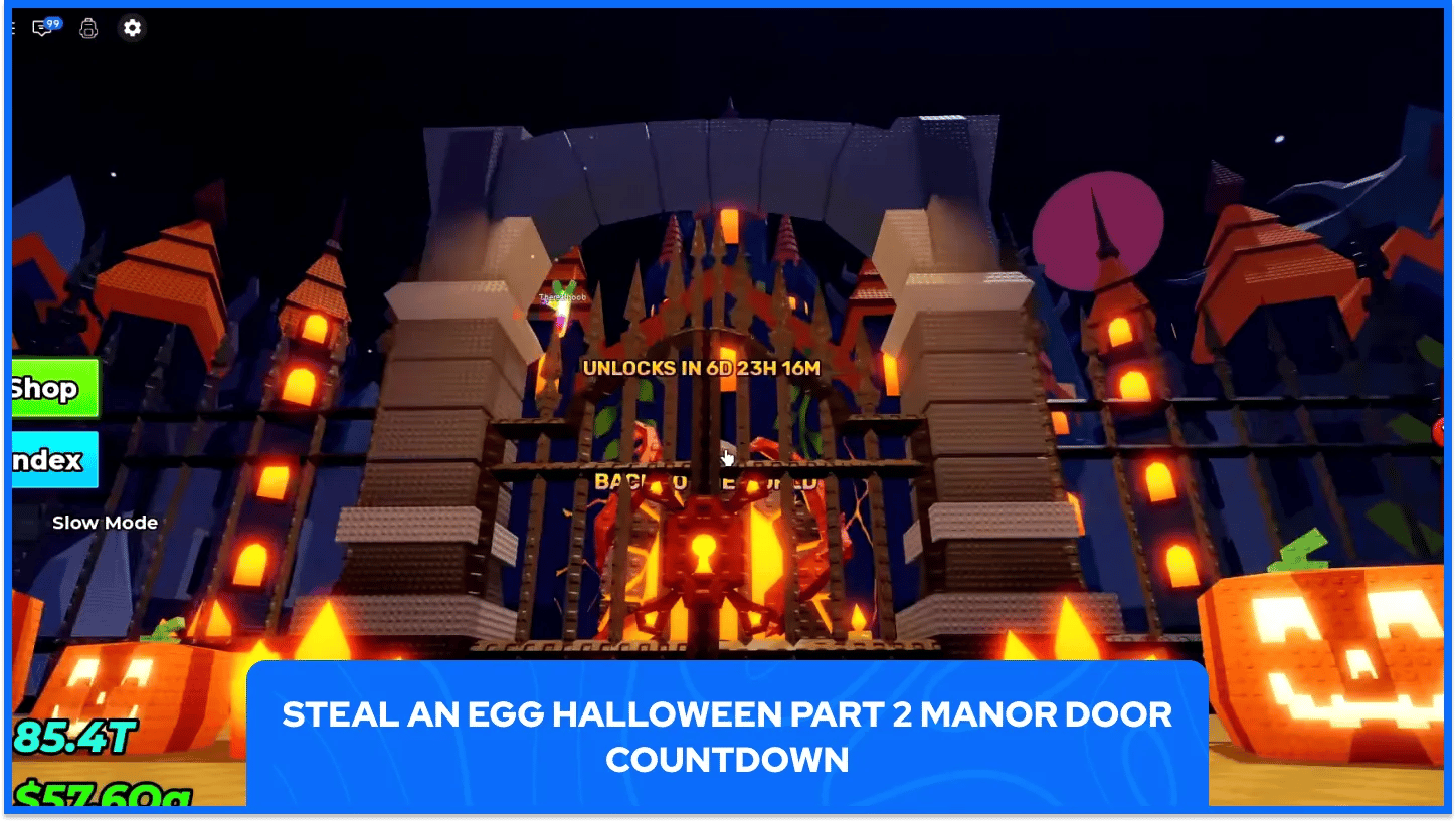 Steal An Egg Halloween Manor Door Countdown