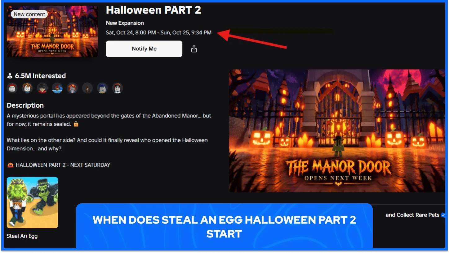 Steal An Egg Halloween Part 2 Details