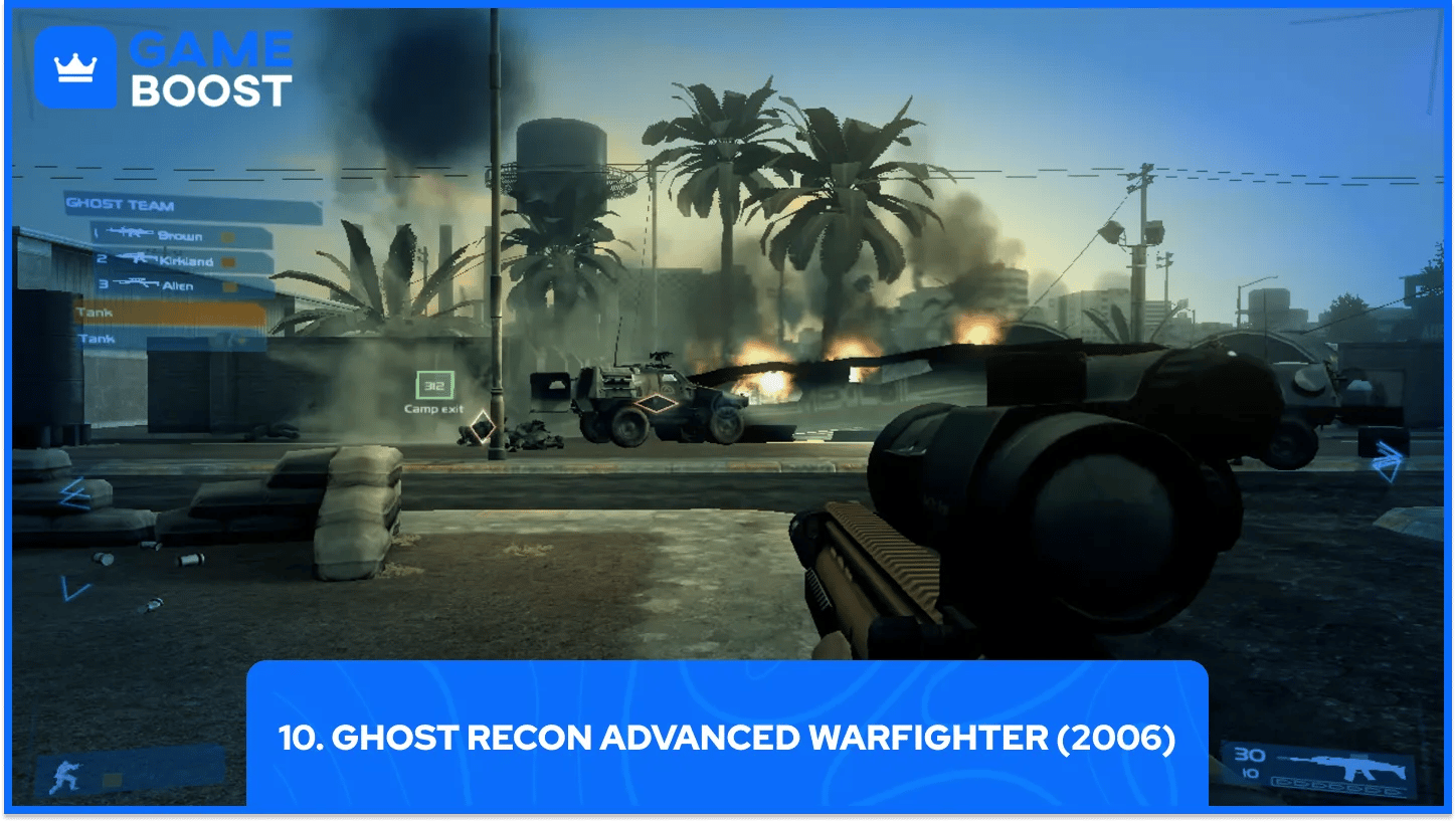 10. Ghost Recon Advanced Warfighter (2006)