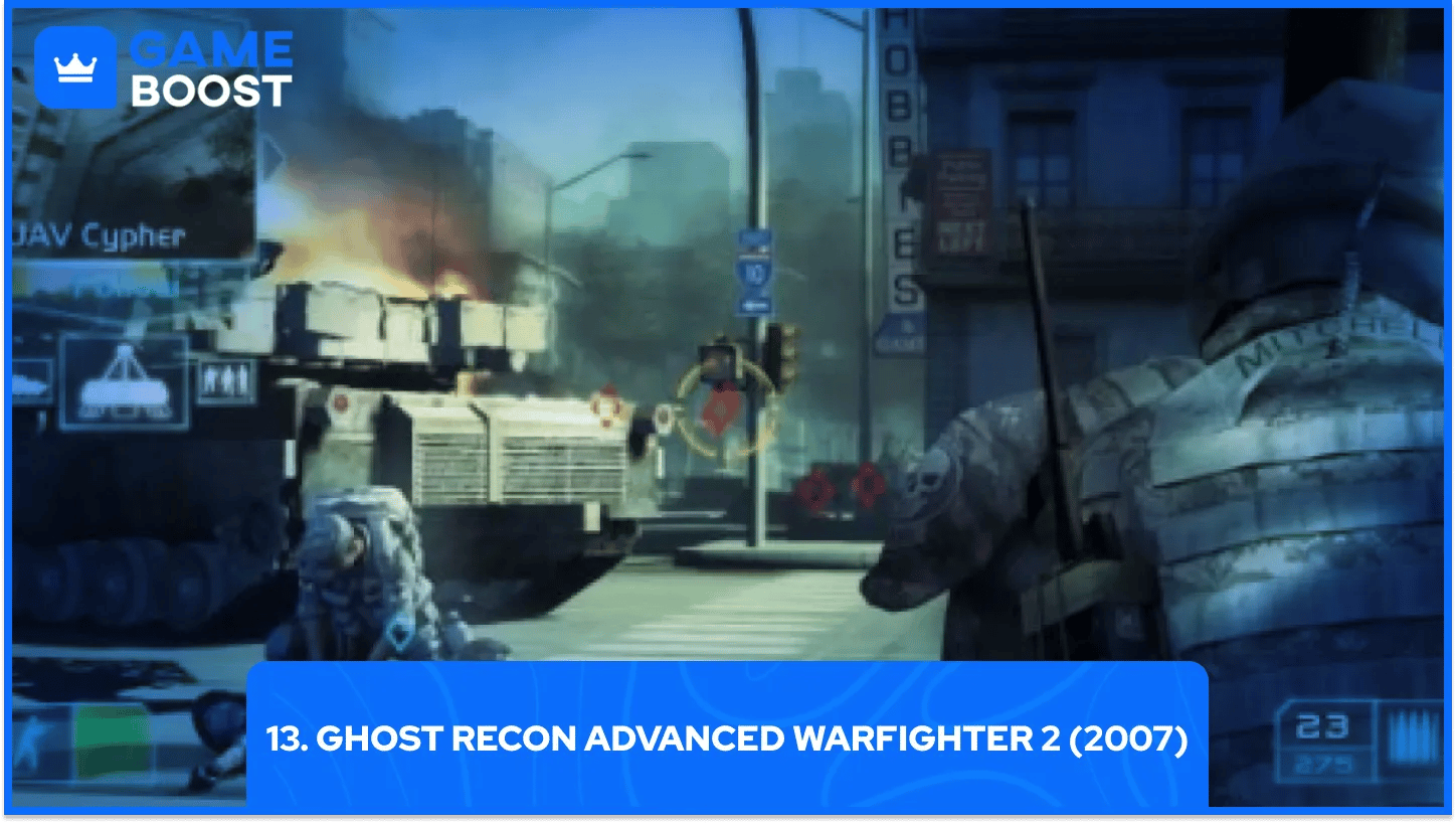 13. Ghost Recon Advanced Warfighter 2 (2007)