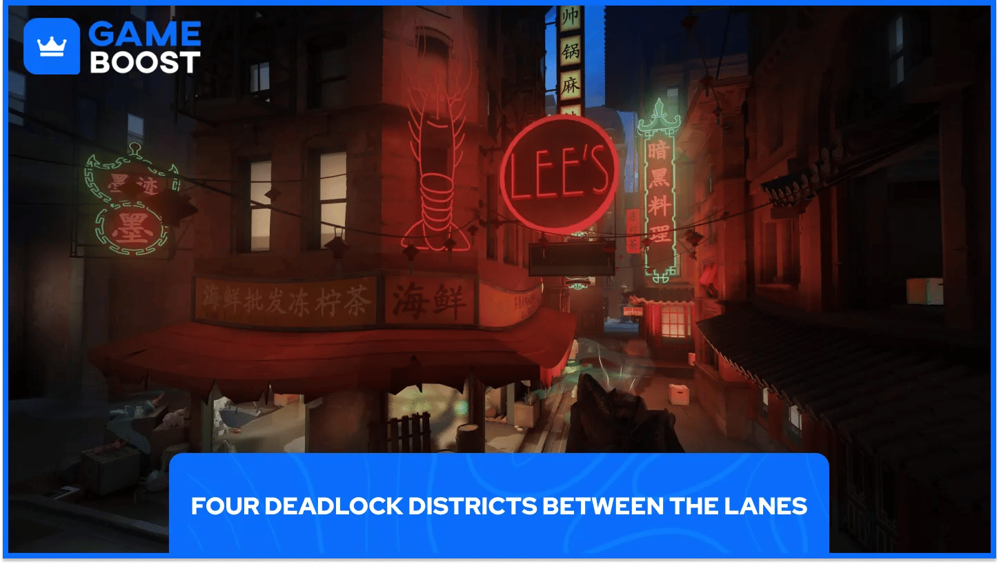 Four Deadlock Districts Between the Lanes