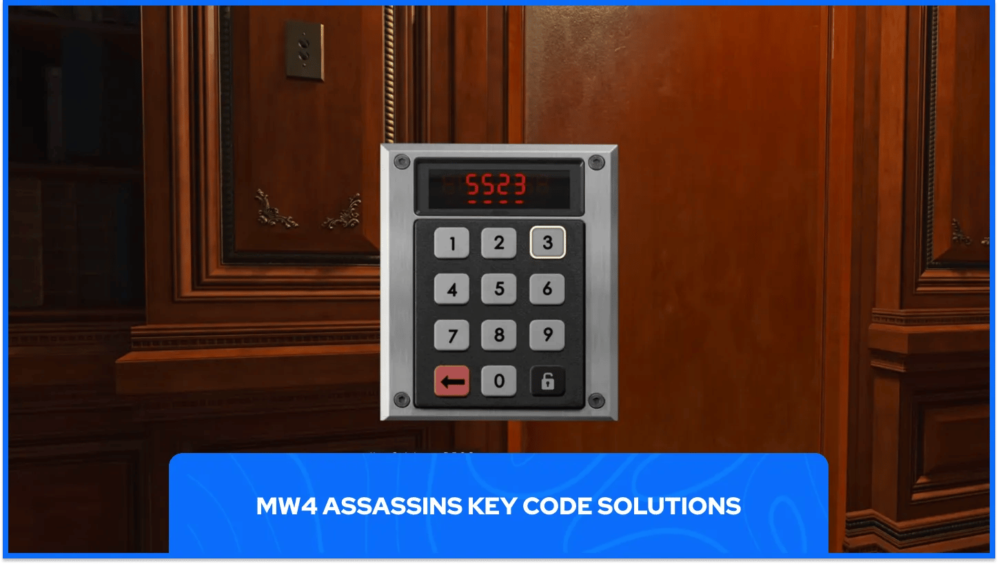 MW4 Assassins Key Code Library door 