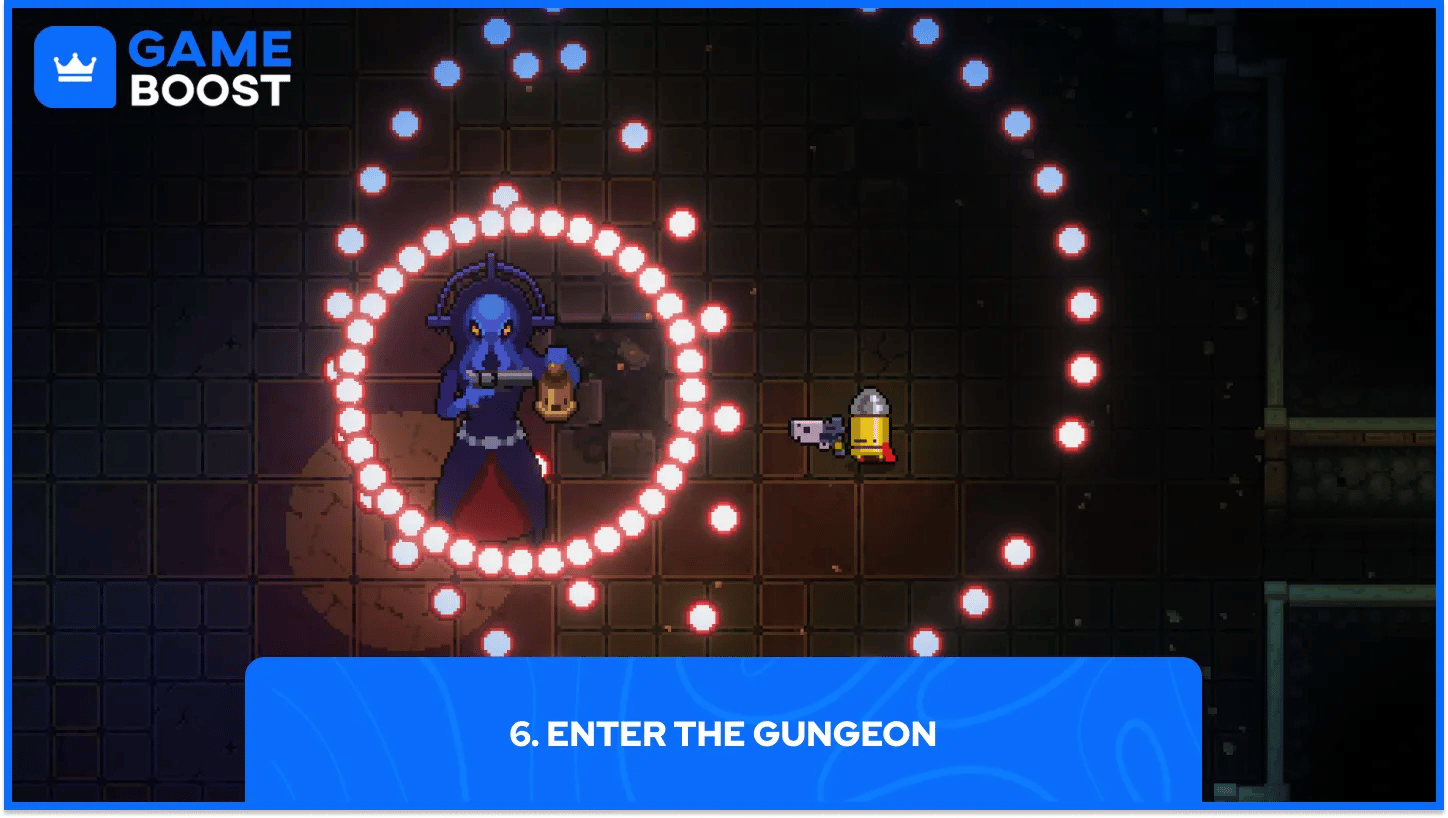 enter the gungeon gameplay