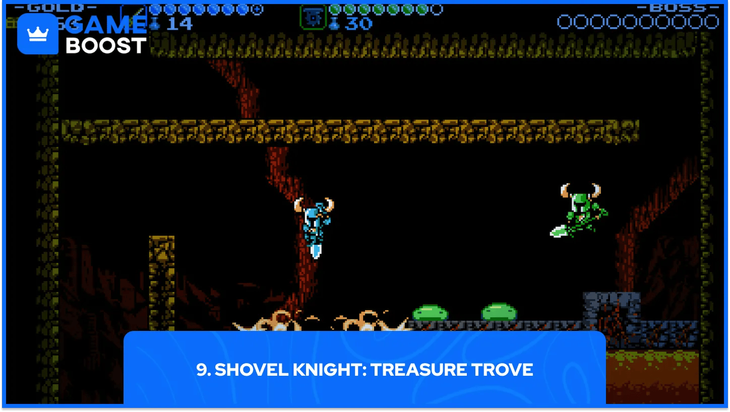 shovel knight: treasure trove gameplay