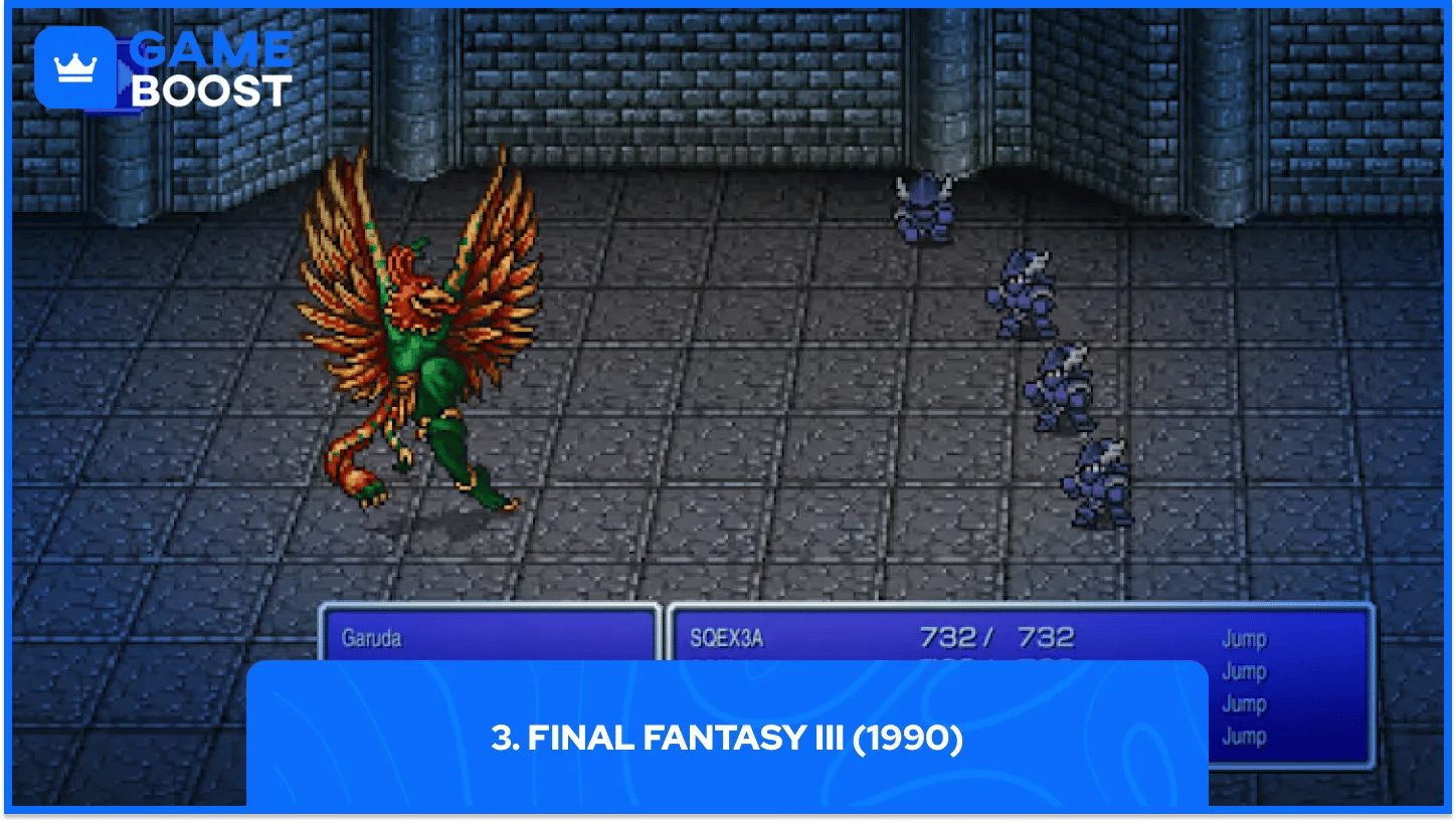3. Final Fantasy III (1990)