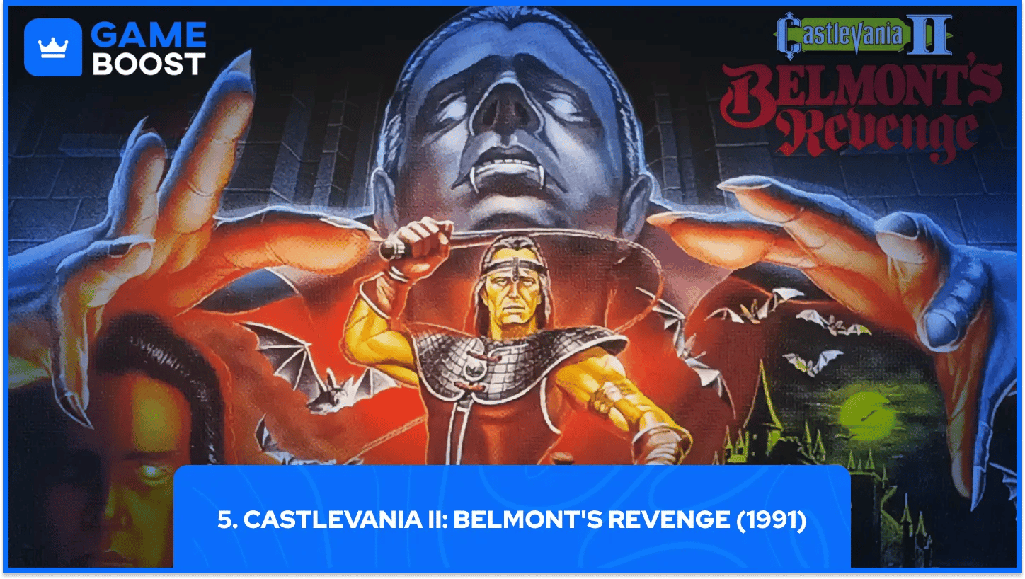 5. Castlevania II: Belmont's Revenge (1991)