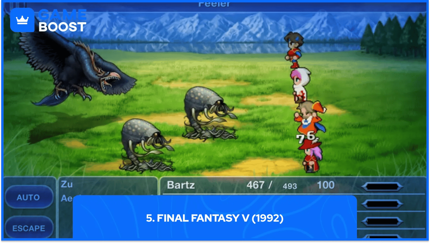 5. Final Fantasy V (1992)