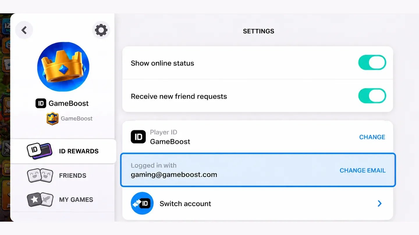 email Supercell ID Clash of Clans