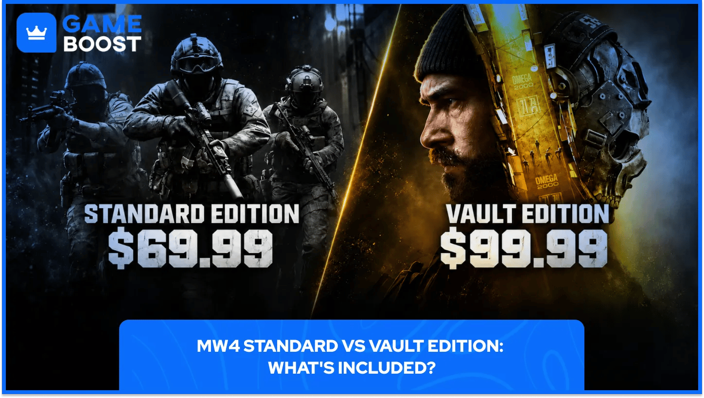 mw4 standard vs vault edition: what's included?