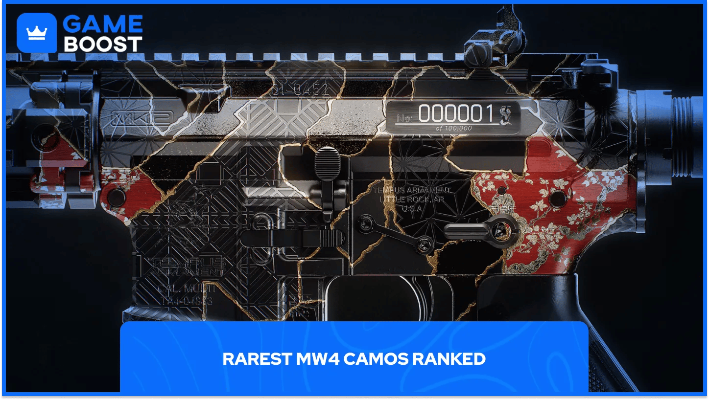 Rarest MW4 Camos Ranked