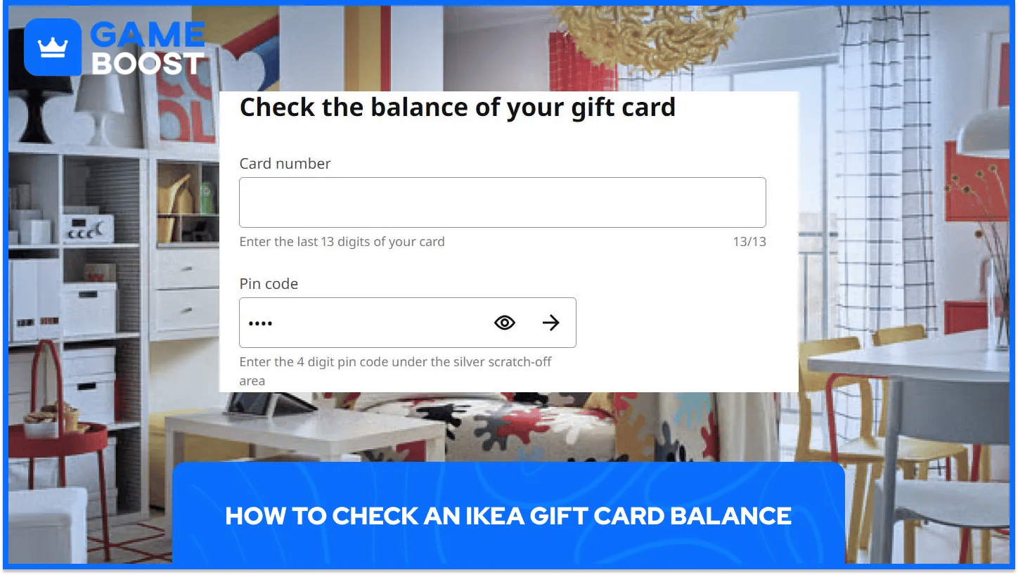 controlla il saldo della gift card IKEA