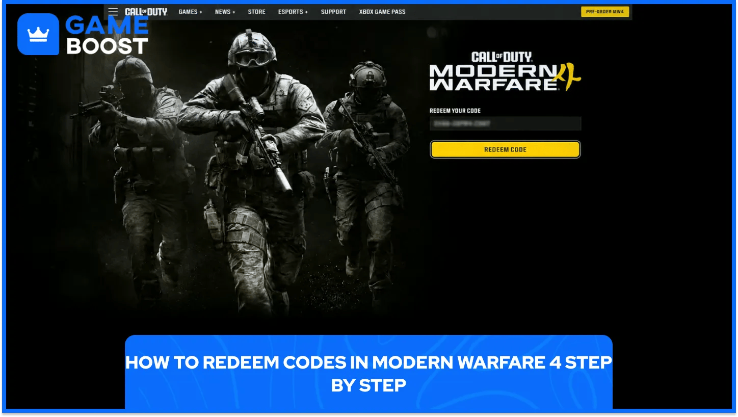 Redeeming Codes in Modern Warfare 4