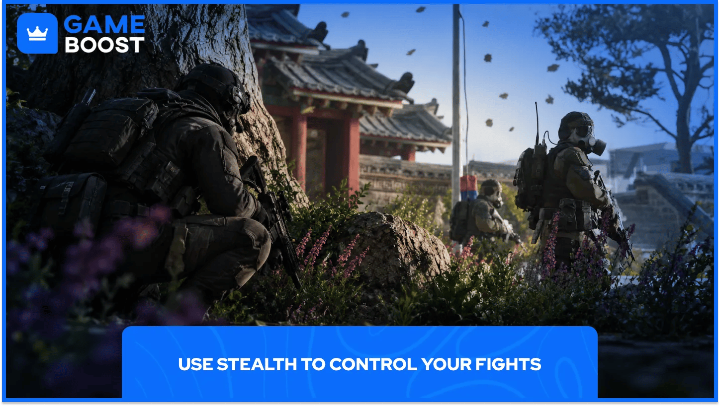 use stealth to control your fights
