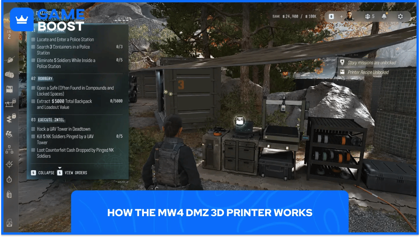 MW4 DMZ 3D Printer