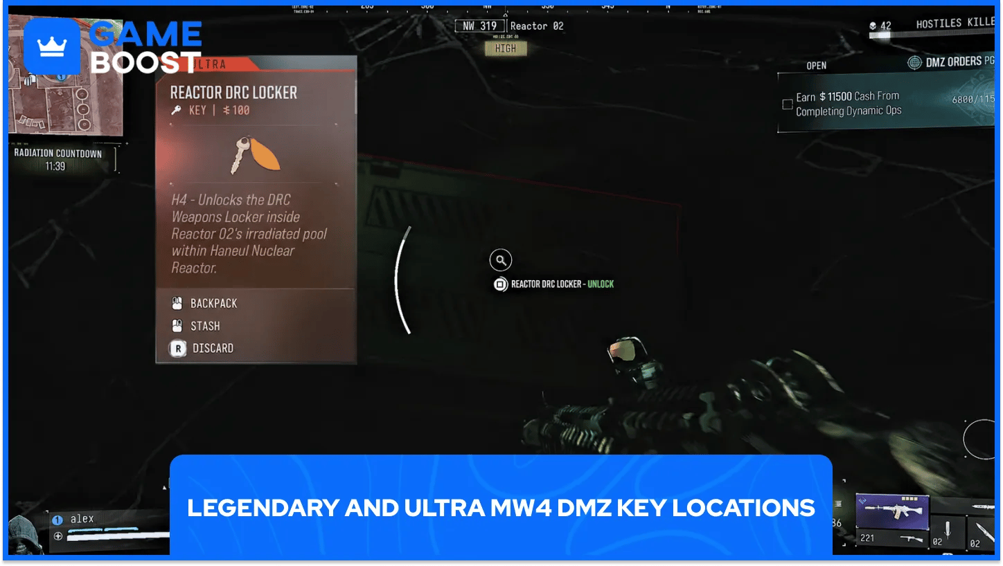 Reactor DRC Locker Key MW4