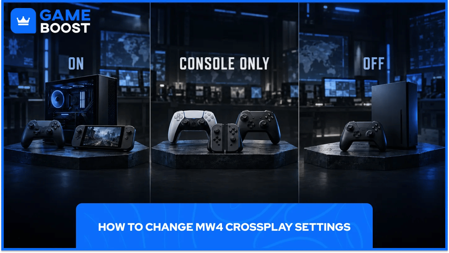 how to change mw4 crossplay settings