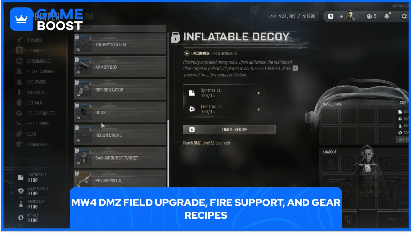MW4 Inflatable Decoy Field Upgrade 3d Printer