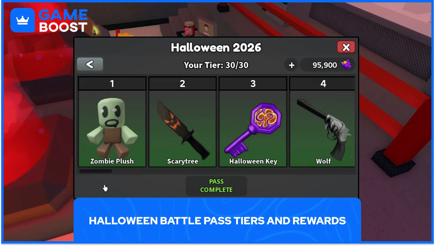 MM2 Halloween Battle Pass Tiers and Rewards
