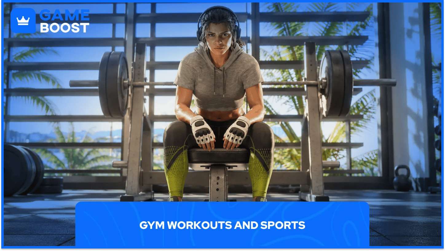gym workouts and sports