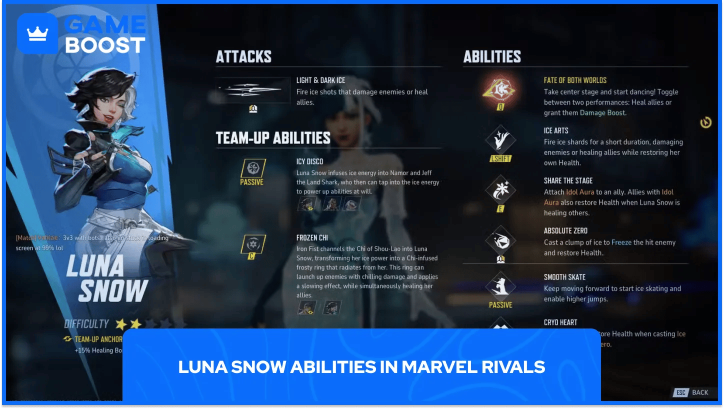 marvel rivals luna snow abilities