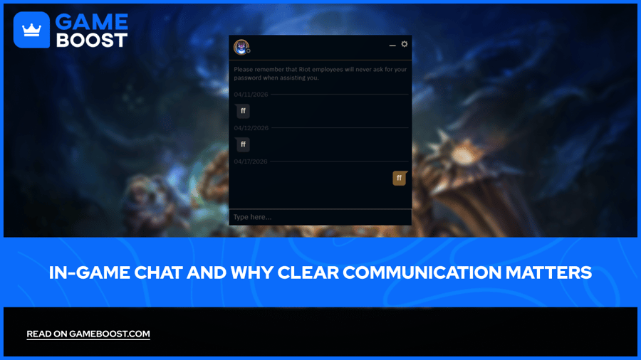 In-Game-Chat und warum klare Kommunikation wichtig ist
