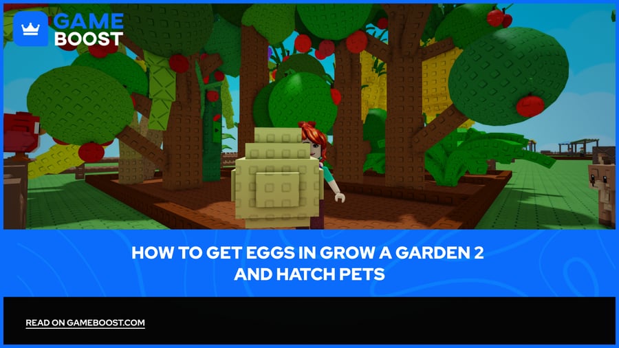 C&oacute;mo conseguir huevos en Grow a Garden 2 y criar mascotas