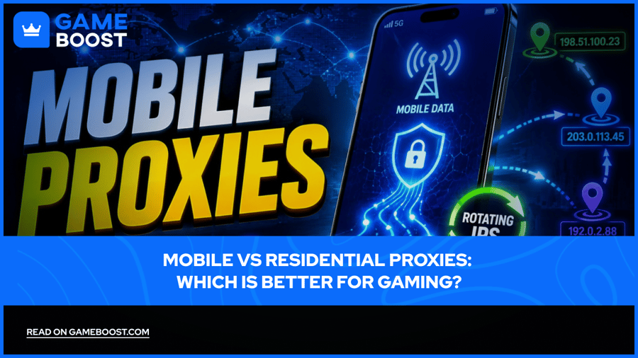Mobile vs Residential Proxies: Which is Better for Gaming?