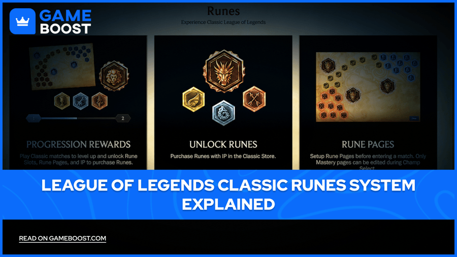 Système des runes classiques de League of Legends expliqué