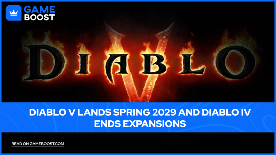 Diablo V lanseras våren 2029 och Diablo IV avslutar expansioner