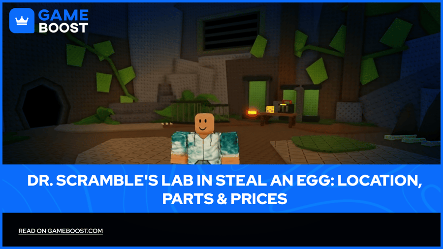 Dr. Scramble's Lab in Steal an Egg: Location, Parts & Prices