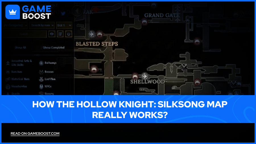Bagaimana Peta Hollow Knight: Silksong Sebenarnya Bekerja?