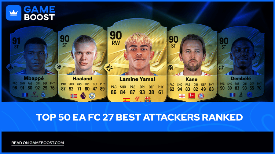Top 50 EA FC 27 Best Attackers Ranked
