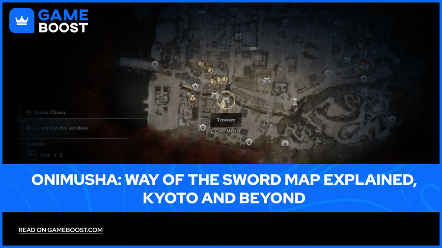 Onimusha: Way of the Sword Kaart Uitleg, Kyoto en Verder