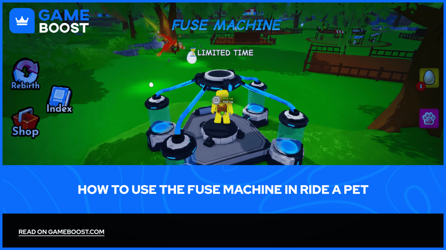 How to Use the Fuse Machine in Ride a Pet