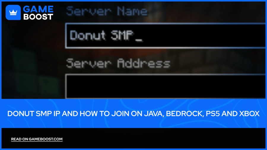 Donut SMP IP and How to Join on Java, Bedrock, PS5 and Xbox