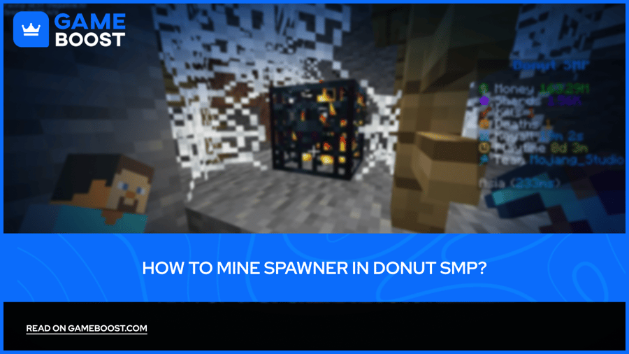 How to Mine Spawner in Donut SMP?