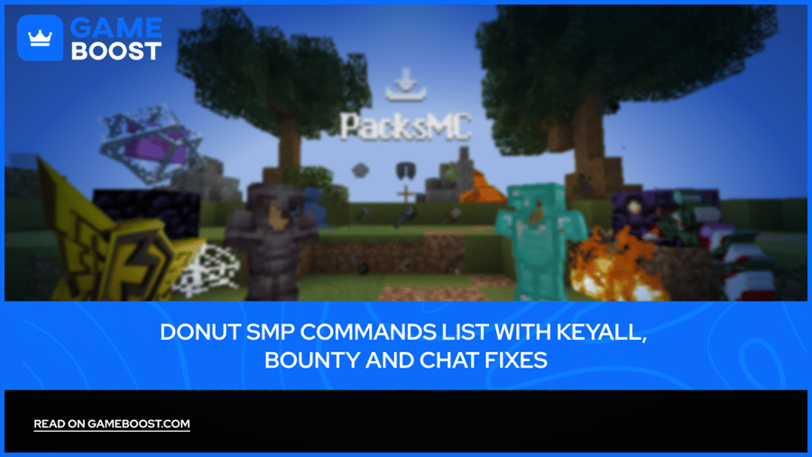Λίστα εντολών Donut SMP με Keyall, Bounty και διορθώσεις συνομιλίας