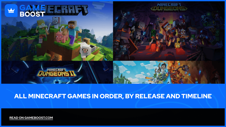 Wszystkie gry Minecraft w kolejności według daty premiery i chronologii fabularnej