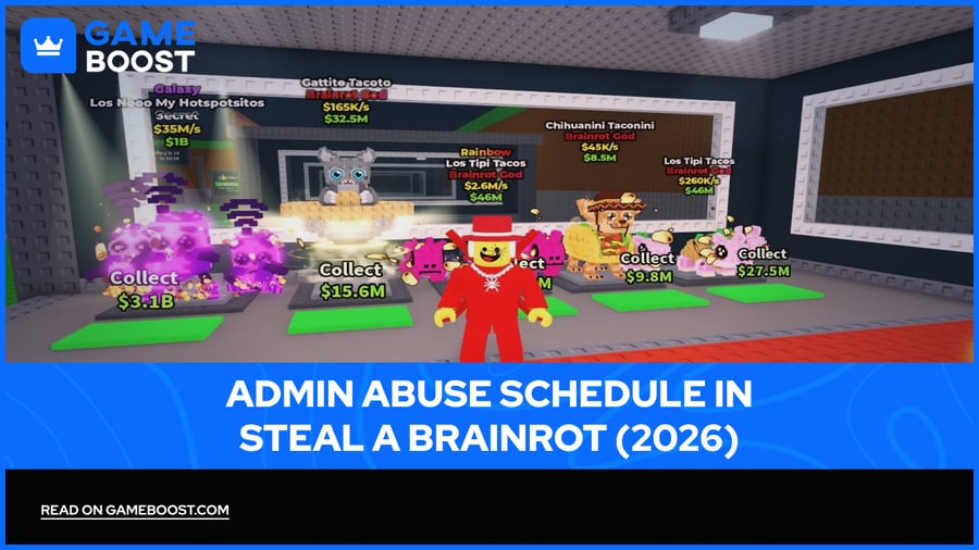 Admin Abuse Schedule in Steal a Brainrot (2026)