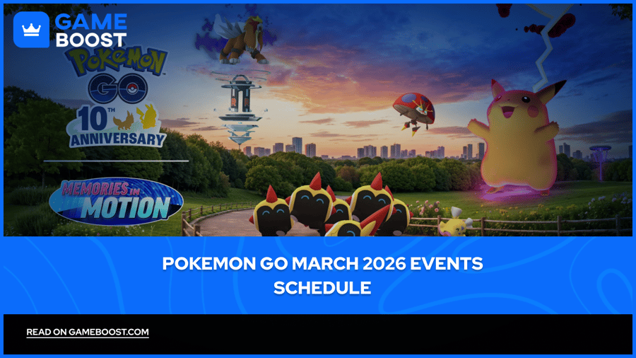 Pokemon GO กำหนดการกิจกรรมเดือนมีนาคม 2026