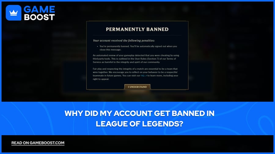 ¿Por qué se prohibió mi cuenta en League of Legends?