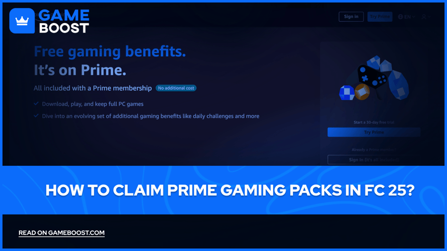 How to Claim Prime Gaming Packs in FC 25?