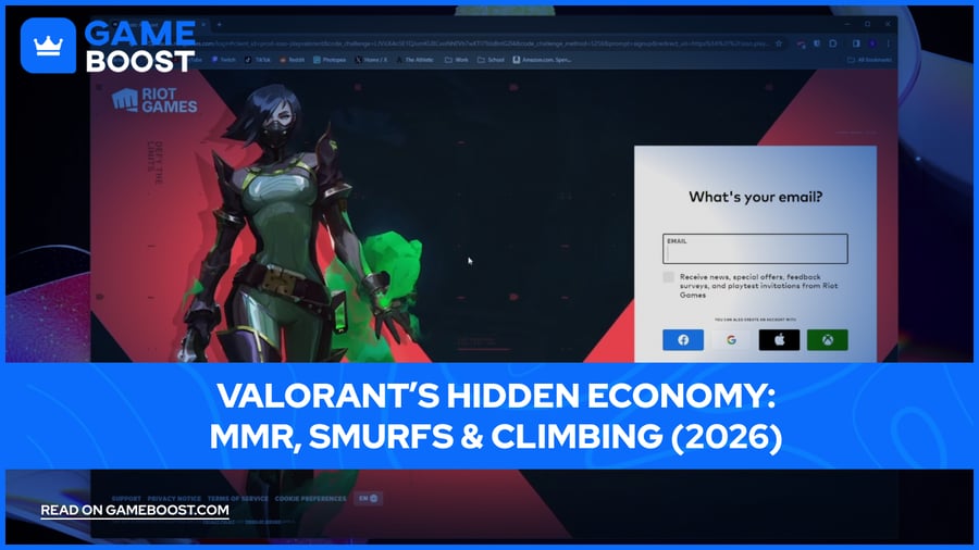 Valorantin Piilotettu Talous: MMR, Smurfing ja Kiipe&auml;minen (2026)