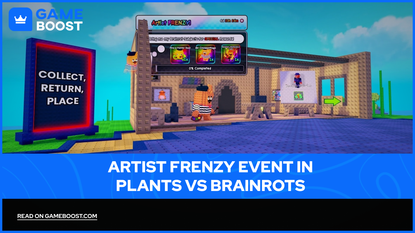 Artist Frenzy Event a Plants vs Brainrots-ban