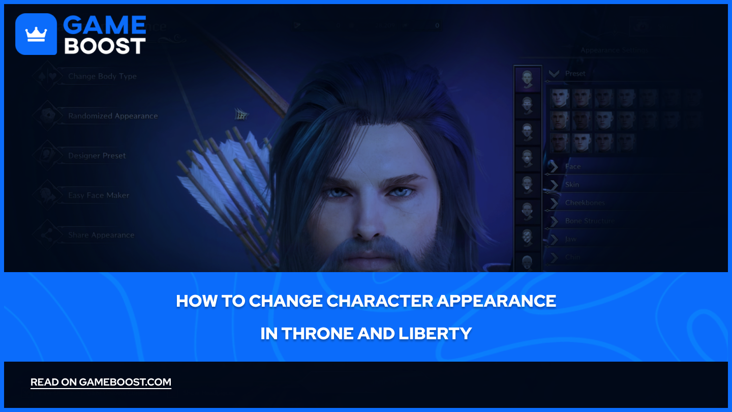 Hvordan man ændrer karakterens udseende i Throne and Liberty