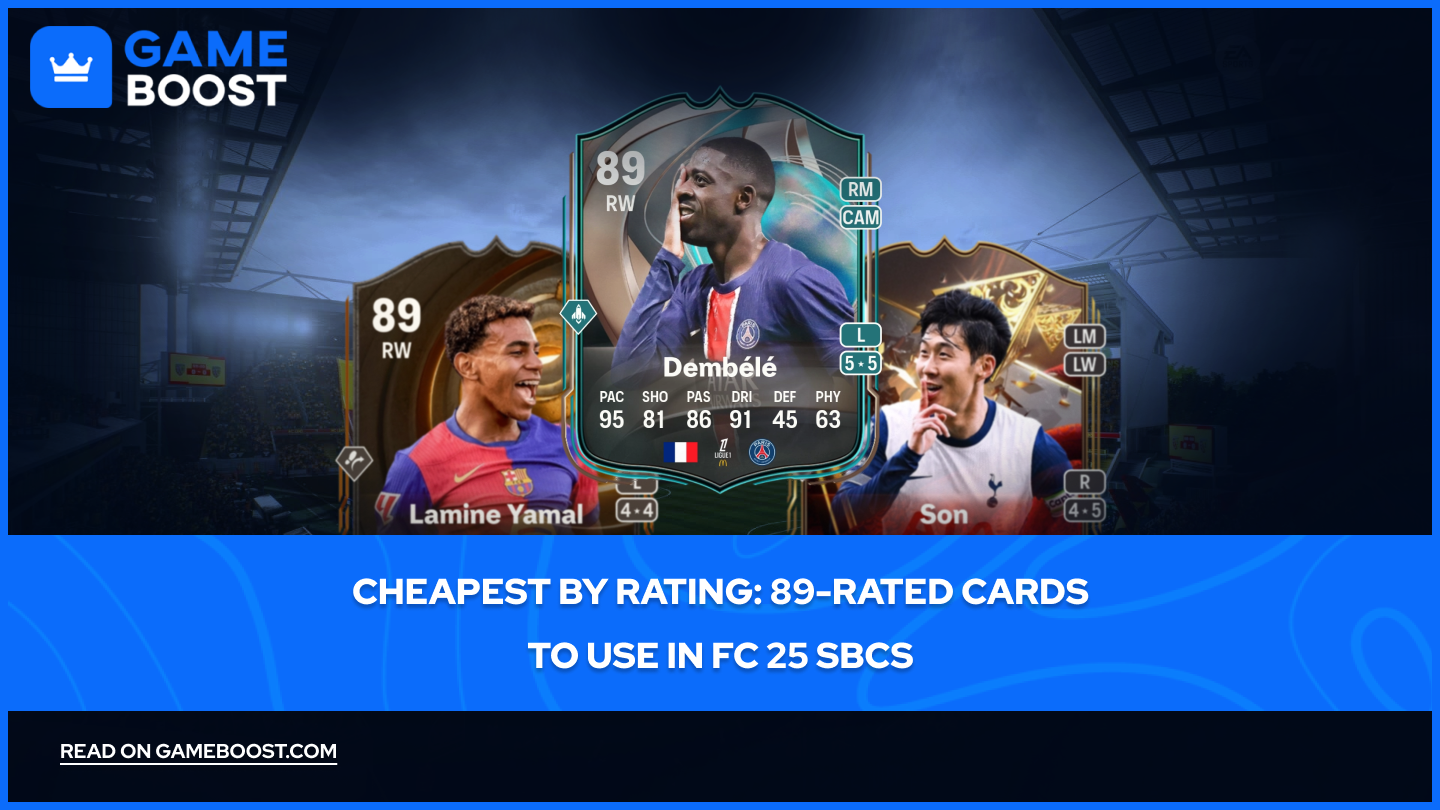 Cheapest by Rating: 89-Rated Cards to Use in FC 25 SBCs